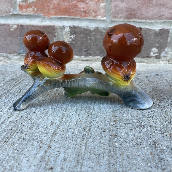 Vintage Norcrest Owl Family on an Acorn Tree Branch - Picture 5 of 9